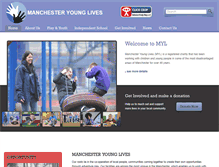 Tablet Screenshot of manchesteryounglives.org.uk